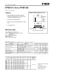 Datasheet HFM106 manufacturer Formosa